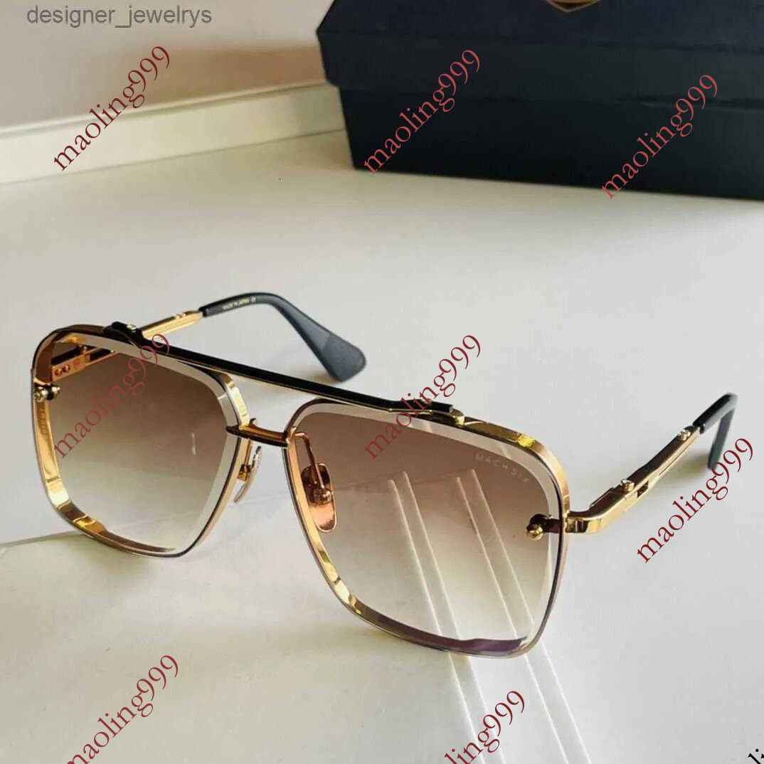 designer Dita Top Original A DITA MACH SIX DTS121 for womens and mens high quality Designer classic retro sunglasses luxury brand eyeglass Fash