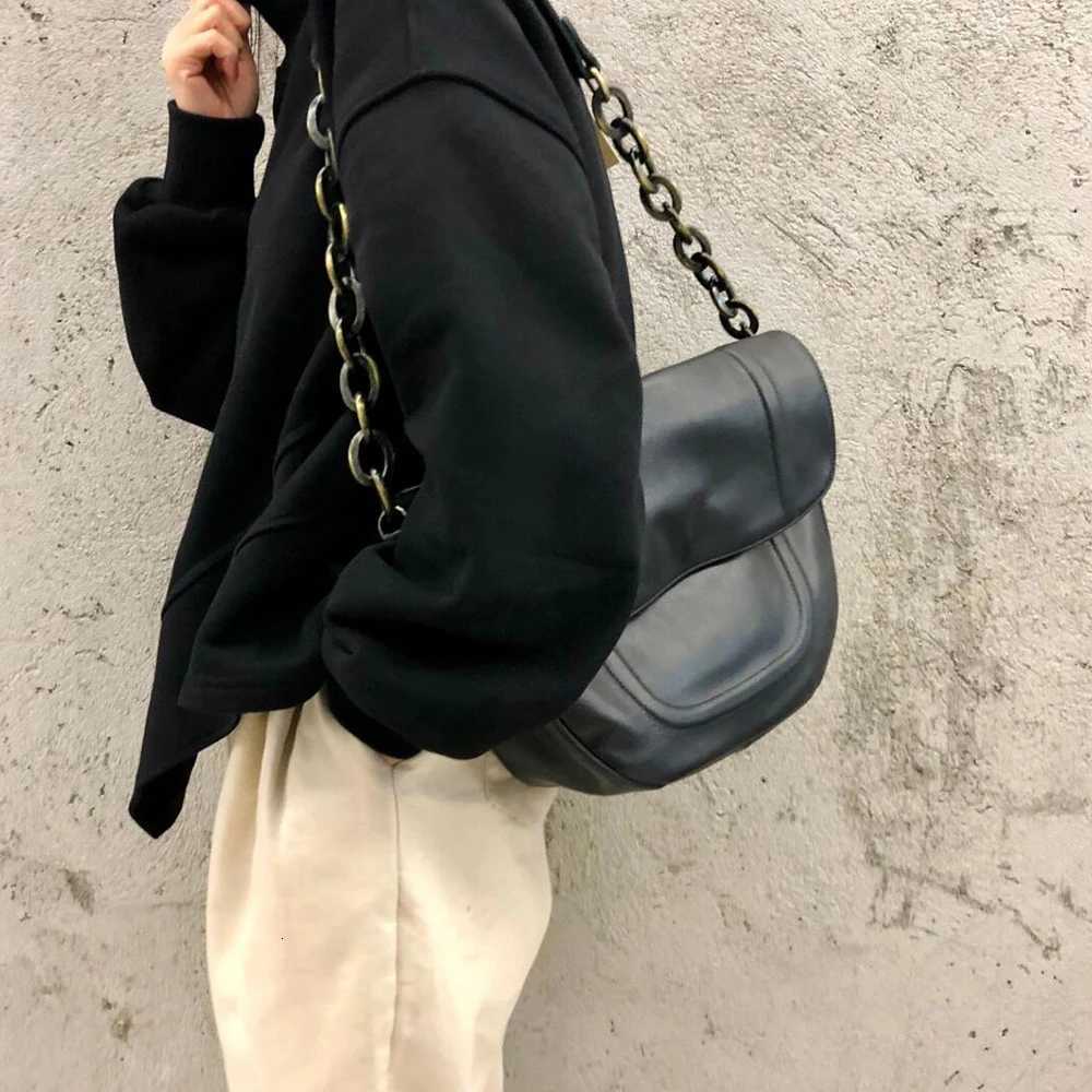 Evening Bags Trendy Genuine Leather Crossbody Bag Tote Big Capacity Chain Messenger Shoulder Bags for Women Casual Soft Fashion Women's Bags H2