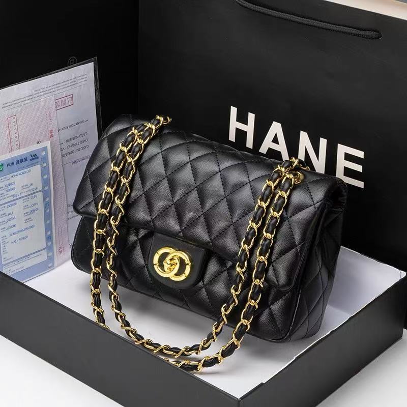 Luxury Designer bag Women bag Shouder bag Chain Bag Cutch Fap Tote Bags Waet Check Veour Thread bag c Purse Doube Letters Soid Hasp Waist Square Str