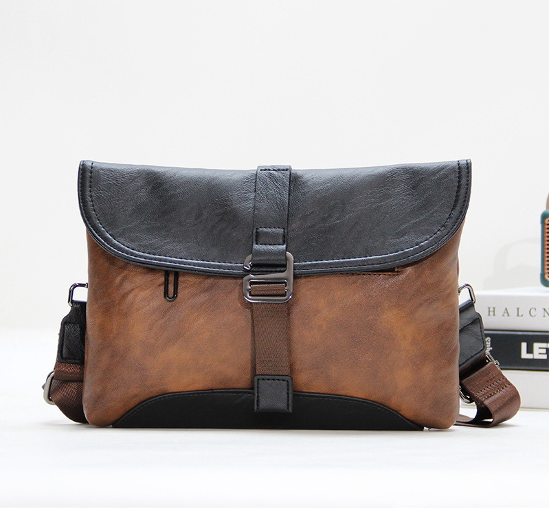 Designers Luxury Men Women Retro Leather Bag Vintage Shoulder Bag Men's Postman Satchels Crossbody Bag Briefcase Simple Bolsas