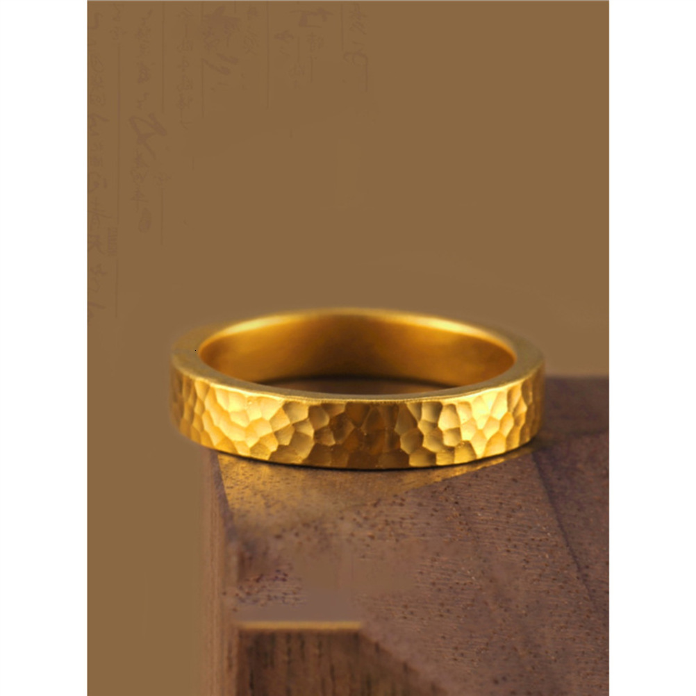 2026 Silin Ancient Hammered Texture Plain Plated For Men And Women Couple Style Simple Versatile cologne perfume Non-Fad L1