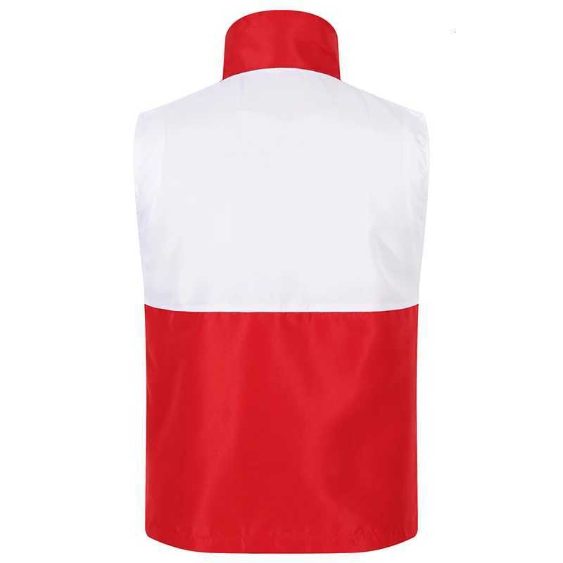 Volunteer Men's Vests Summer Ventilation Vest Activity Advertisement Sleeveless Jacket Supermarket Work Clothes Custom Printed PatternW261017
