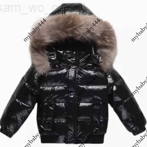 1 8 Years 2025 Winter Children Jackets Windproof Warm White Duck Down Shiny Baby Girls Downfilled Coat Kid Girl Tops M251023
