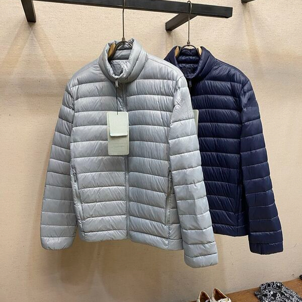 New Down Men Jacket Luxury Mens Down Jacket High Quality Quilted Down Hybrid Coat Full-Zip Casual Winter Warm Cozy Coat fit For Men Women