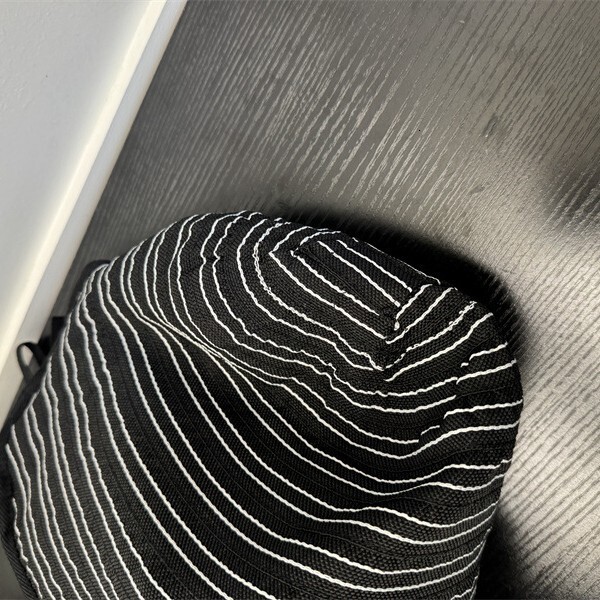 2026 new striped fisherman for women spring and summer versatile fullface sun protection hat large head circumference lampshade hat