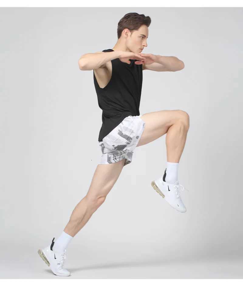 Drying Men's Vests Elastic Quick Sports Sleeveless T-Shirt Shirt Custom Embroidery Men's and Women's Running Fitness VestW261017