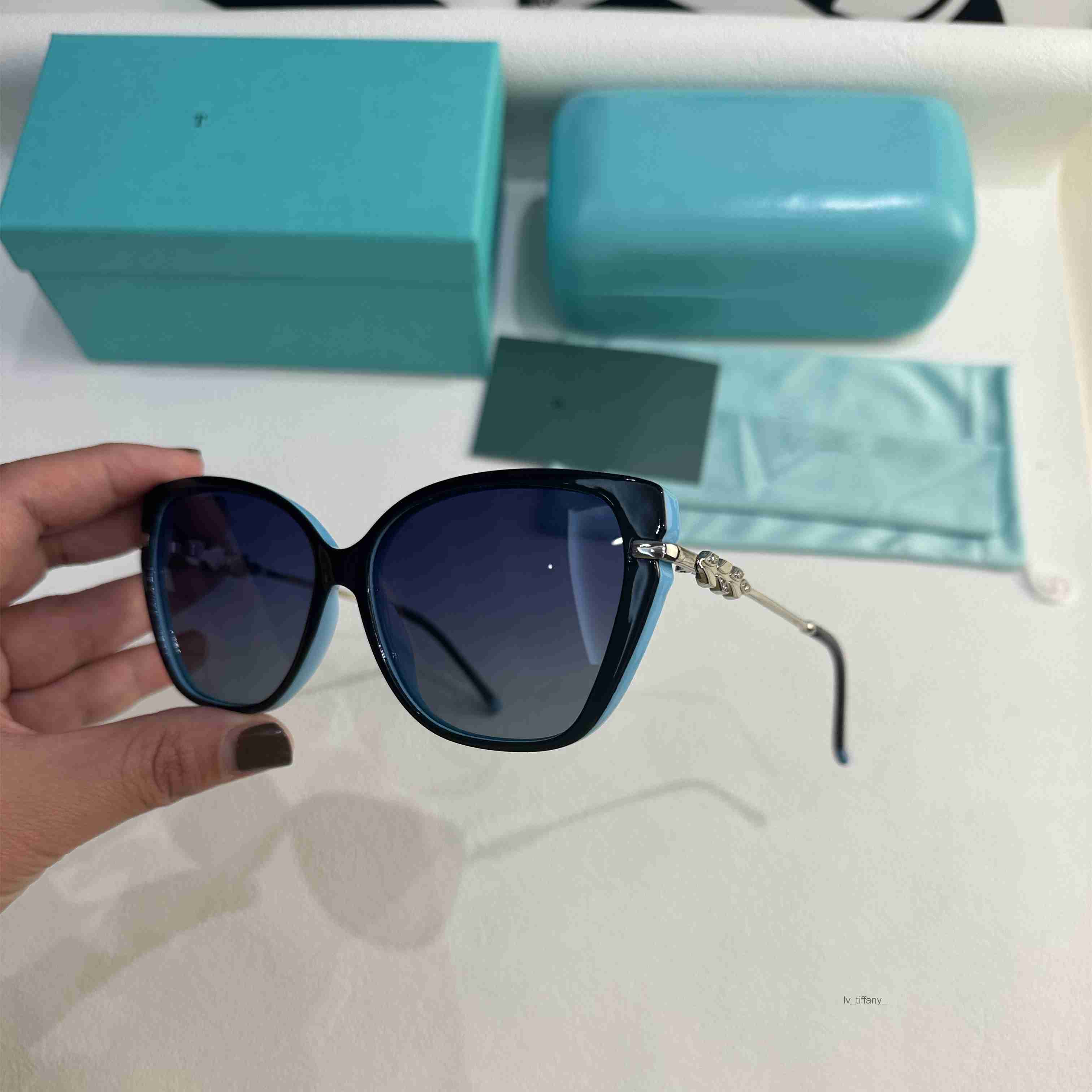 Cat Eye Polarized Sunglasses Designer Womens Sunglasses Uv Sunglasses Metal Legs Outdoor Shades Classic Lady Sun Glasses For Women 2024