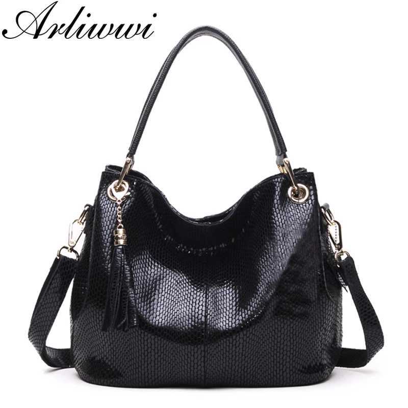 Evening Bags Genuine Leather Handbags Bolsa Feminine Real Cowhide Women Bags Designer Shiny Shoulder Bag For Lady H261016