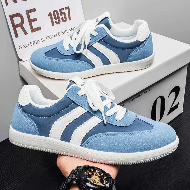 Casual Shoes Fashion Blue Casual Sneakers For Men Large Size 48 Low-cut Designer Shoes Man Sports Shoes Outdoor Non-slip Men's Running Shoes H2