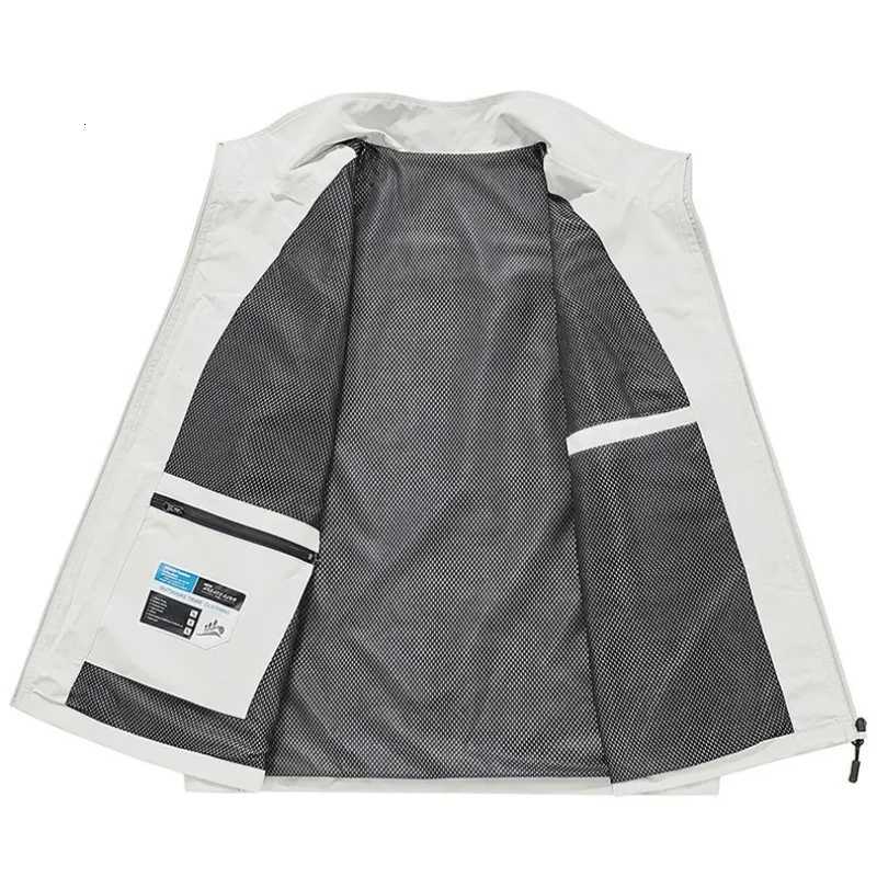 Work Corporate Men's Clothes Vests Jackets and Work Uniform for Four-Season Outdoor Stand-Up Collar Work Vests Custom-PrintedW261017