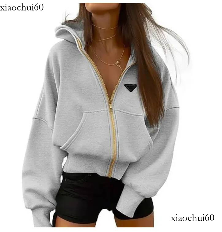 Women's Hoodie Luxury Printed Loose Long Sleeve Designer Sweatshirts Casual Cardigan Zip Up Hoodies Women Sports Jacket