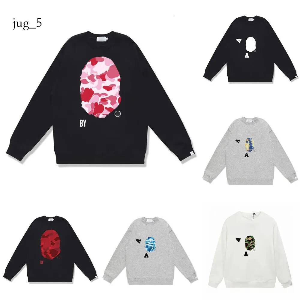 ape hoodie Men's Sweater Camouflage Shark Letter Print Soft Breathable Cotton Loose Long Sleeve Pullover Street Travel Casual Daily Designer Al