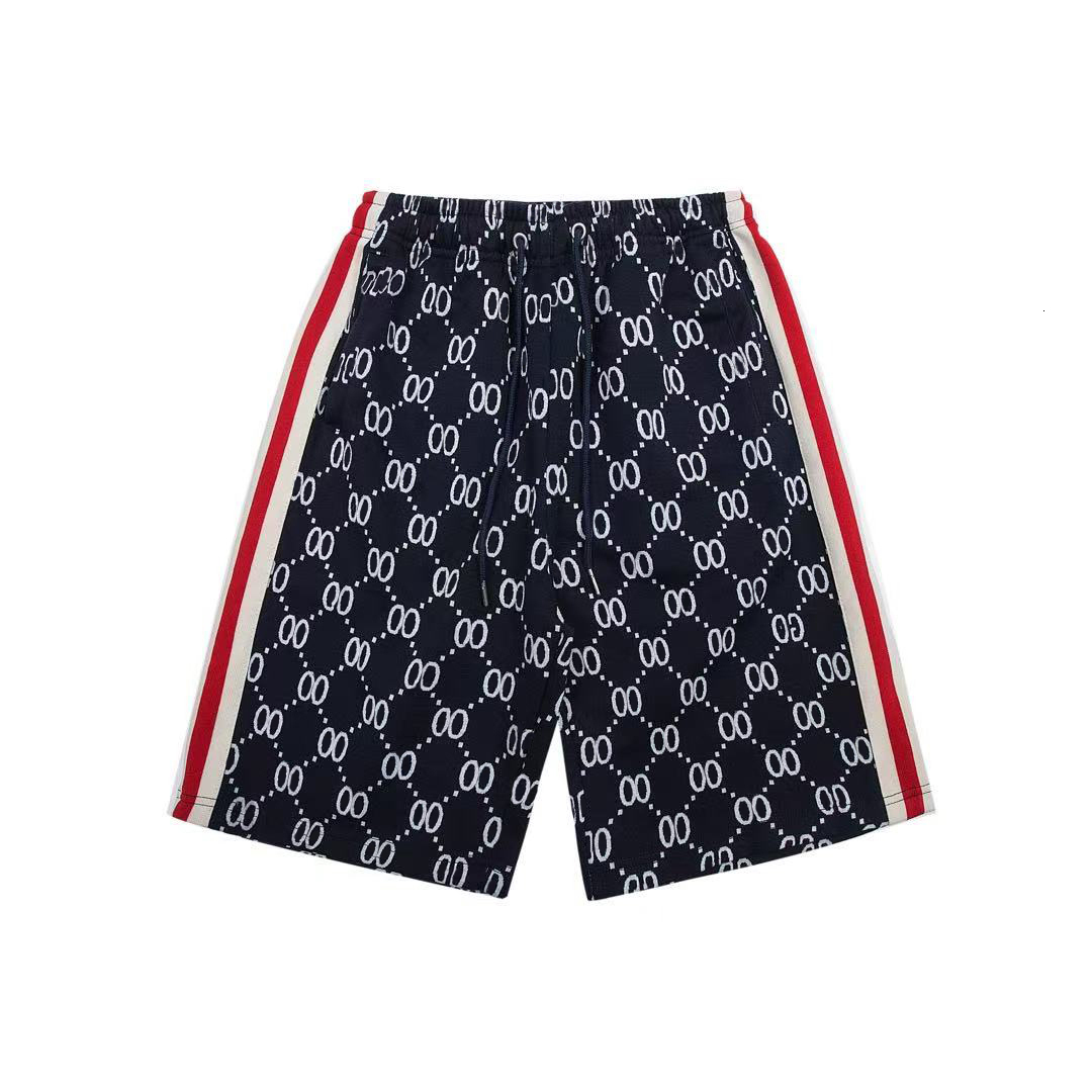 Men's Shorts Mens For Sports All Season Fitness Loose Knit Cotton Casual Street Printed Drawstring Pants sports European Size S XXL