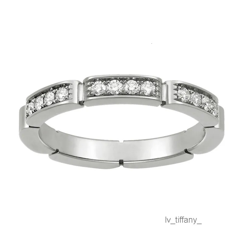 classic silver rings designer for women luxury Titanium steel full diamond gold ring men elegant love wedding engagement rings promise ring couple j