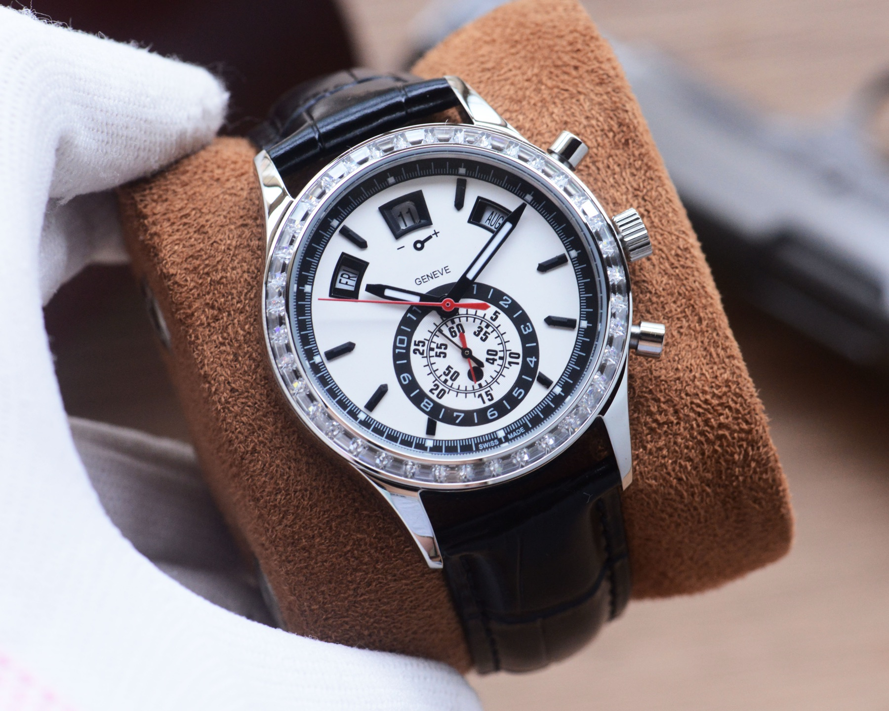 Luxury Mens PPity 5960 Automatic mechanical movement Watches 40MM Men Watch Stainless Steel Case Waterproof Fashion moon phase Montre Wristwatches #