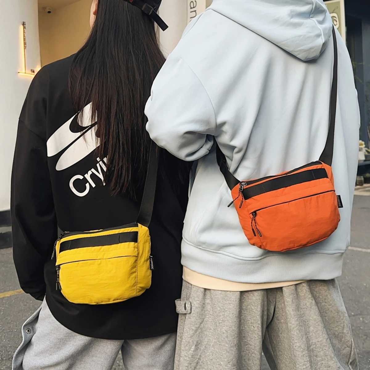 Cross Body Sling Bag for Cycling Commuting Lightweight Large Capacity Travel Shoulder Bag Unisex Sports Waist Pack Casual Outdoor H261016