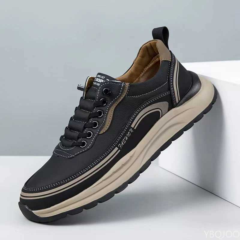 Casual Shoes fashion Men's Sneakers Versatile non slip trendy shoes Outdoor wear-resistant hiking shoes Middle elderly walking shoe H261016