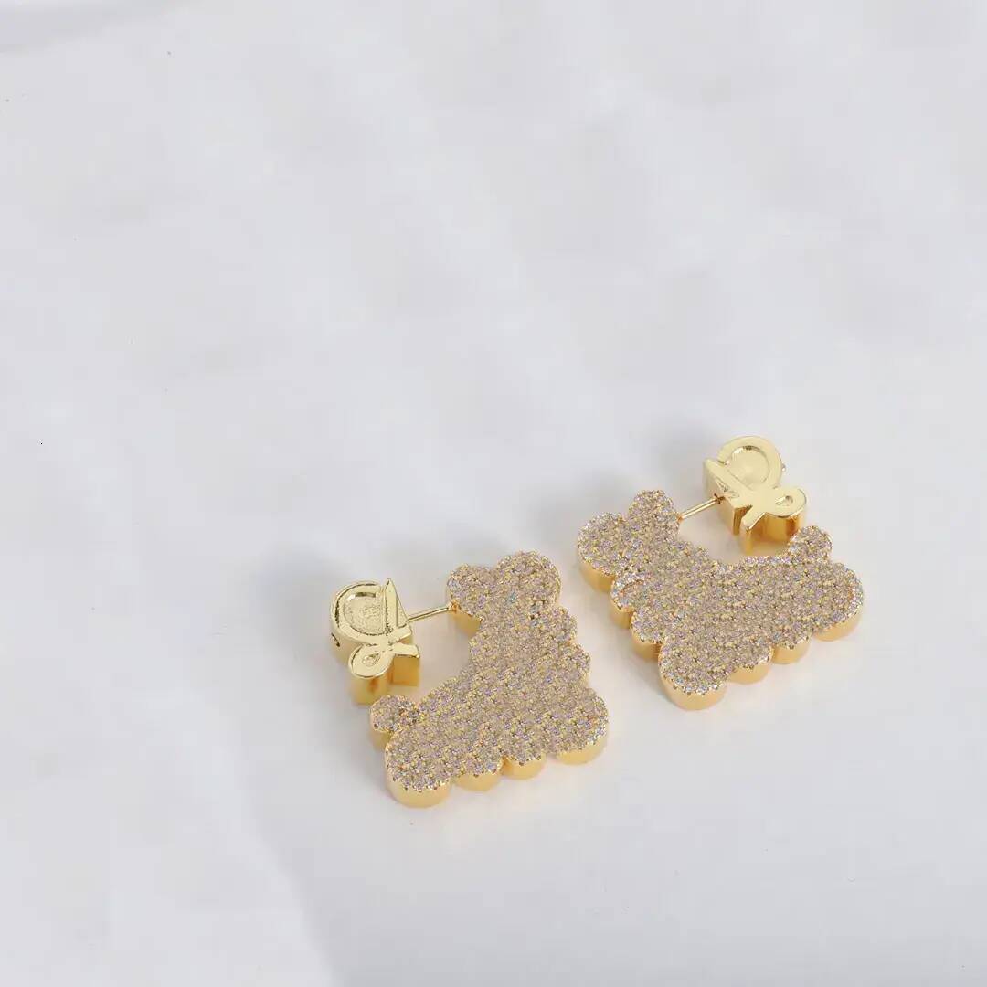 push back stud Stud Earring Elegant 18K Gold Stainless Steel Designer Hoop Earrings Women Perfect For Weddings Parti