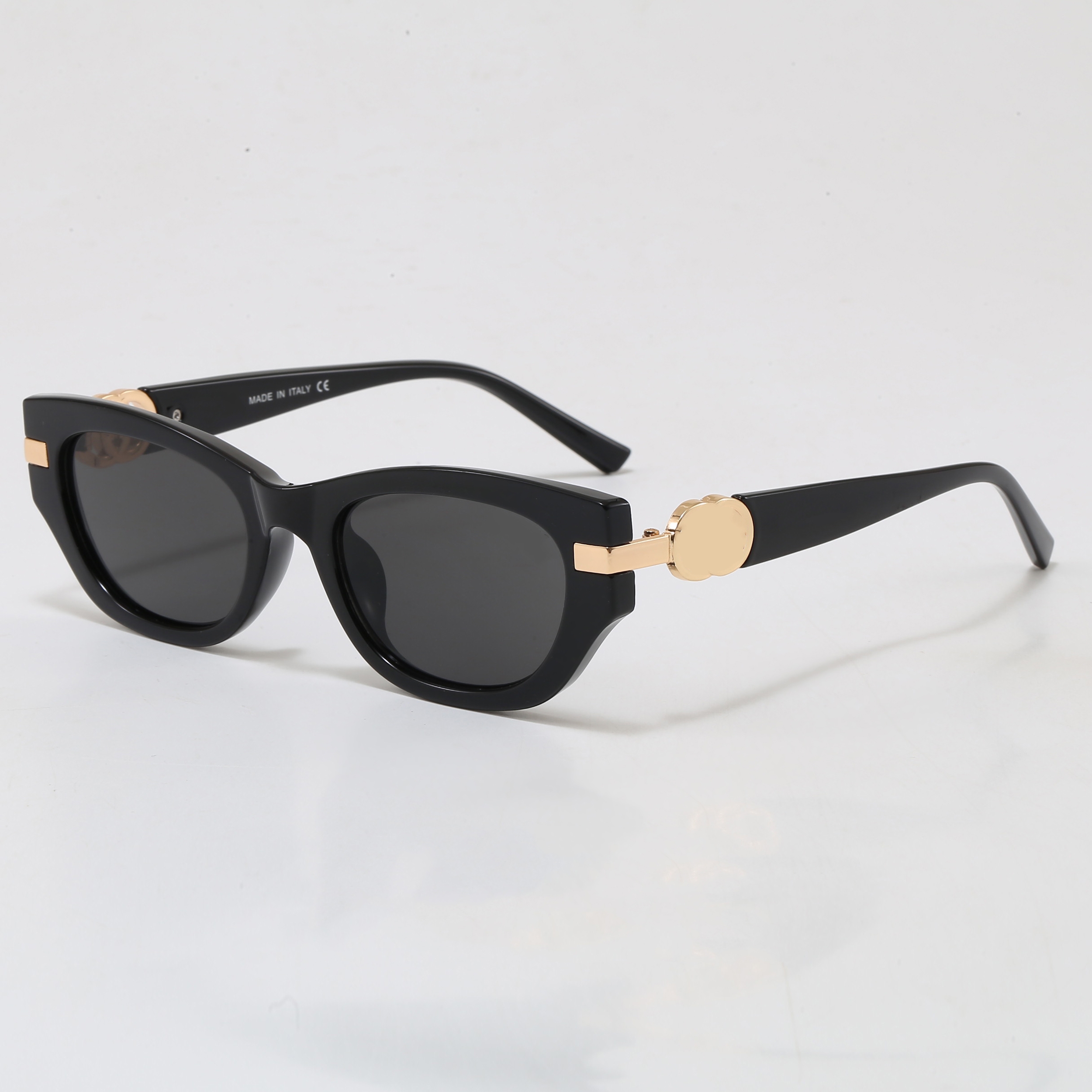 Fashion Oval Frame Sunglasses Womens Classics Metal Letters Cat's Eye Sunglasses Women's Designer Color Changing UV400 Gradient Lenses Tre