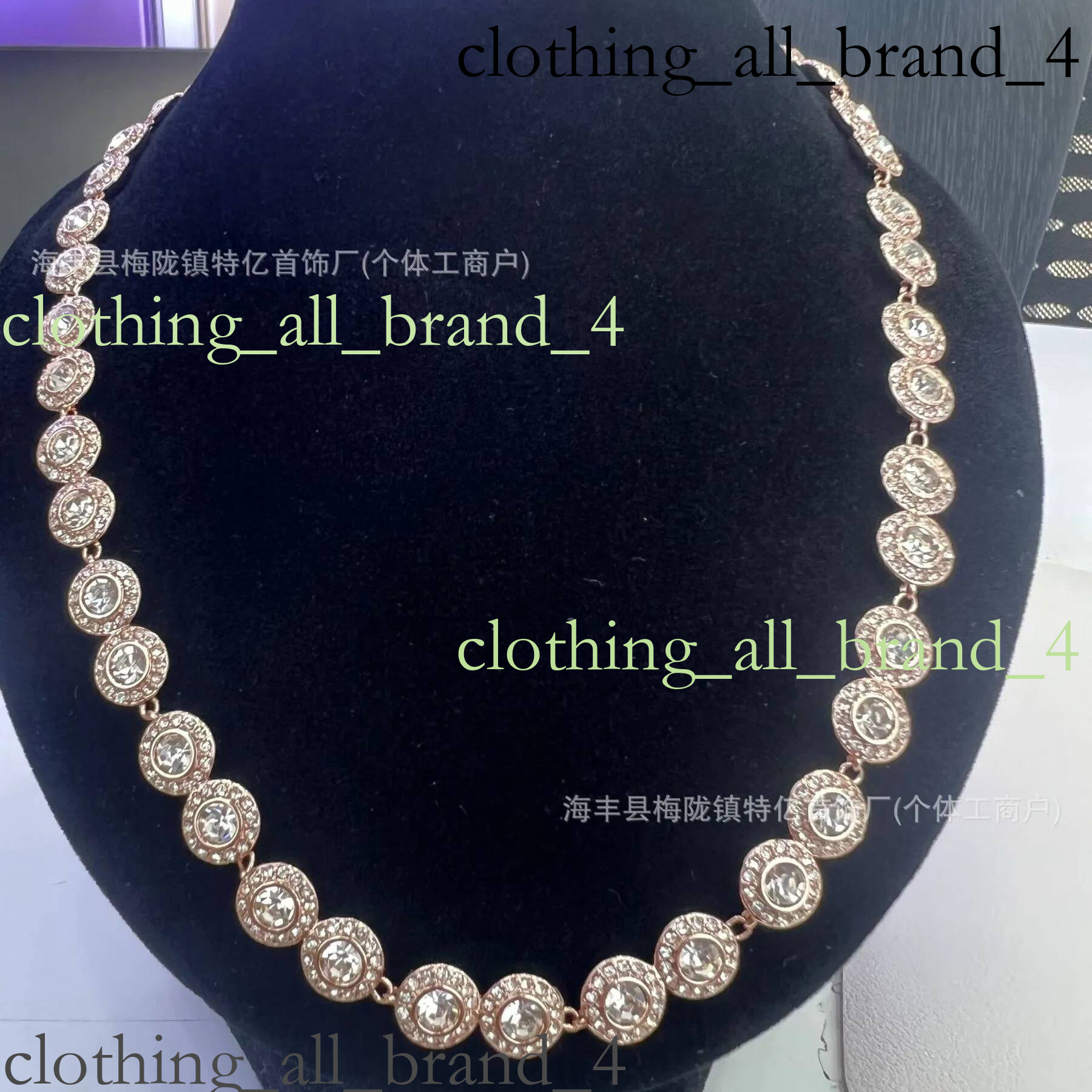 2026 New High Quality Designer Silver Fashion Jewelry Necklaces For Women Shi Family Round Button Full Diamond Necklace Bracelet Earnail Set 5F9