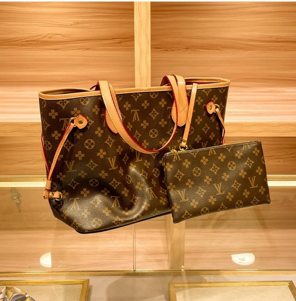Luxurys Designer Bag 2pcs Set Women Bags Handbag Shoulder Messenger Fashion Composite Clutch The Tote Bag Handbags Female Coin Purse Wallet M40156 C