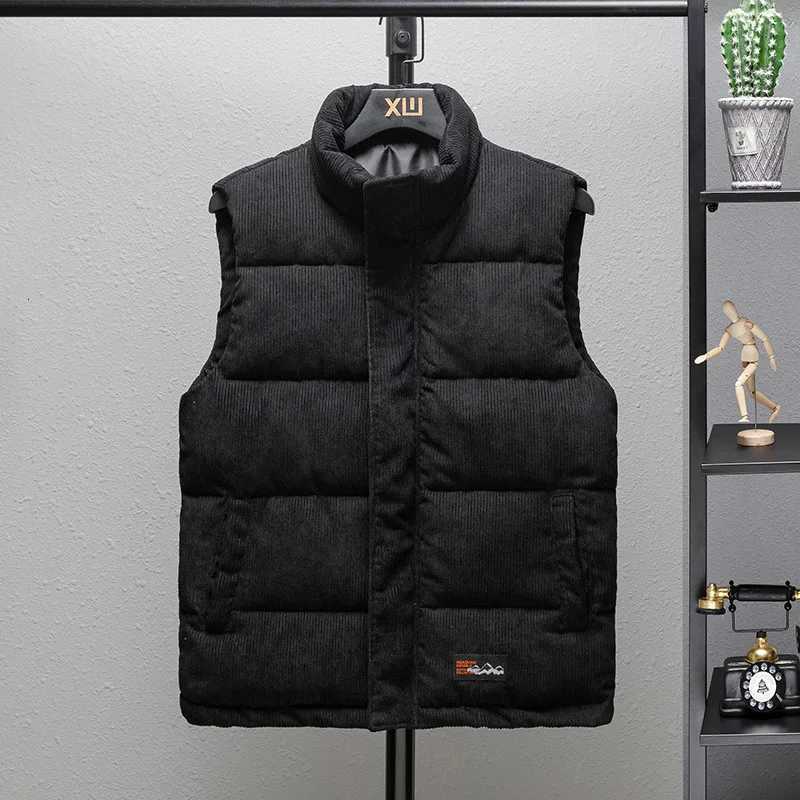 Vest New Arrival Men's Vests Jacket Mens Autumn Warm Sleeveless Jacket Male Winter Corduroy Casual Waistcoat Brand Clothing Veste HommeW261017