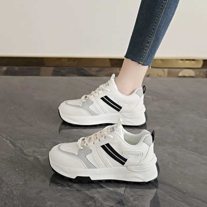 Casual Shoes Women's Lightweight Running Shoes Spring New Style Anti-slip Soft Bottom Sports Sneakers Comfortable Breathable Casual Shoes H2610