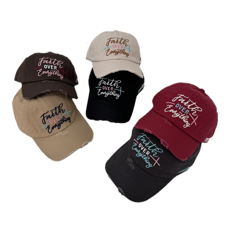 Women's Embroidered Vintage SoftTop Baseball Cap Spring and Autumn Sun Hat Comfortable for Students FaceSlimming Duckbill Cap