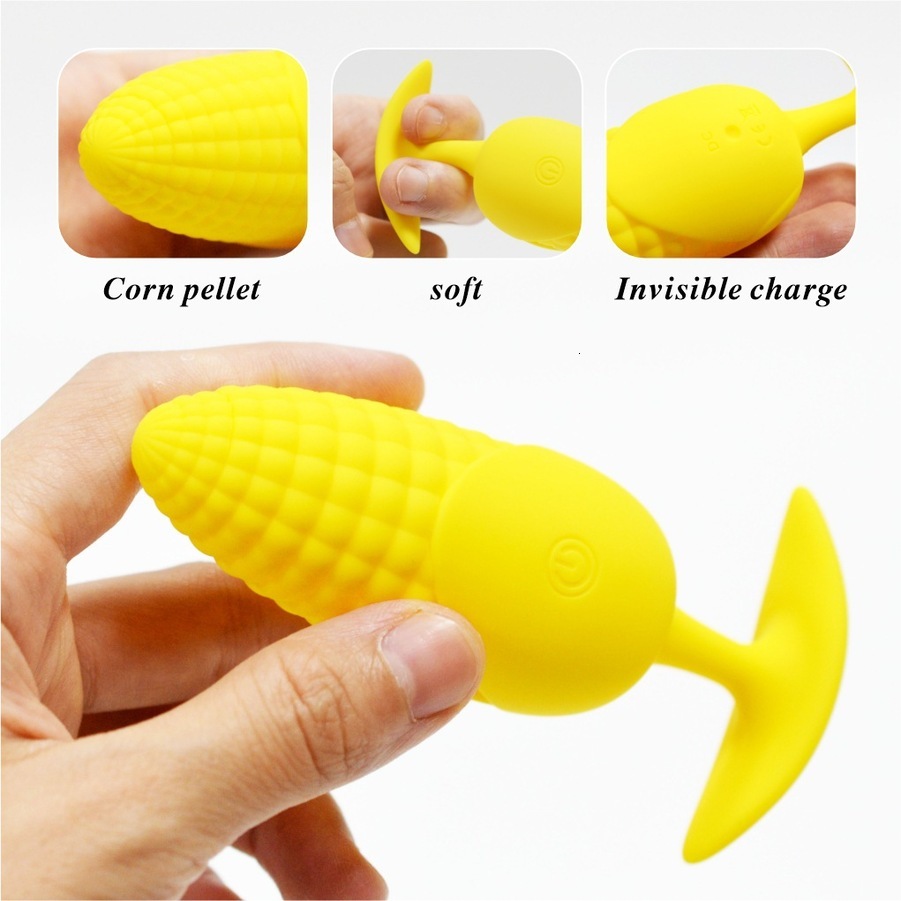 Toy APP Remote Control Corn Anal Plug personal body massager Wireless Vibrating Egg Adult Sex Toy Female Masturbation G-Spot Vibrator BA01