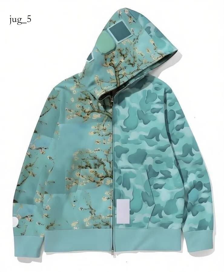 ape hoodie designer with print mens hoodie fashionable top street versatile long sleeved shirt M260807 1ae