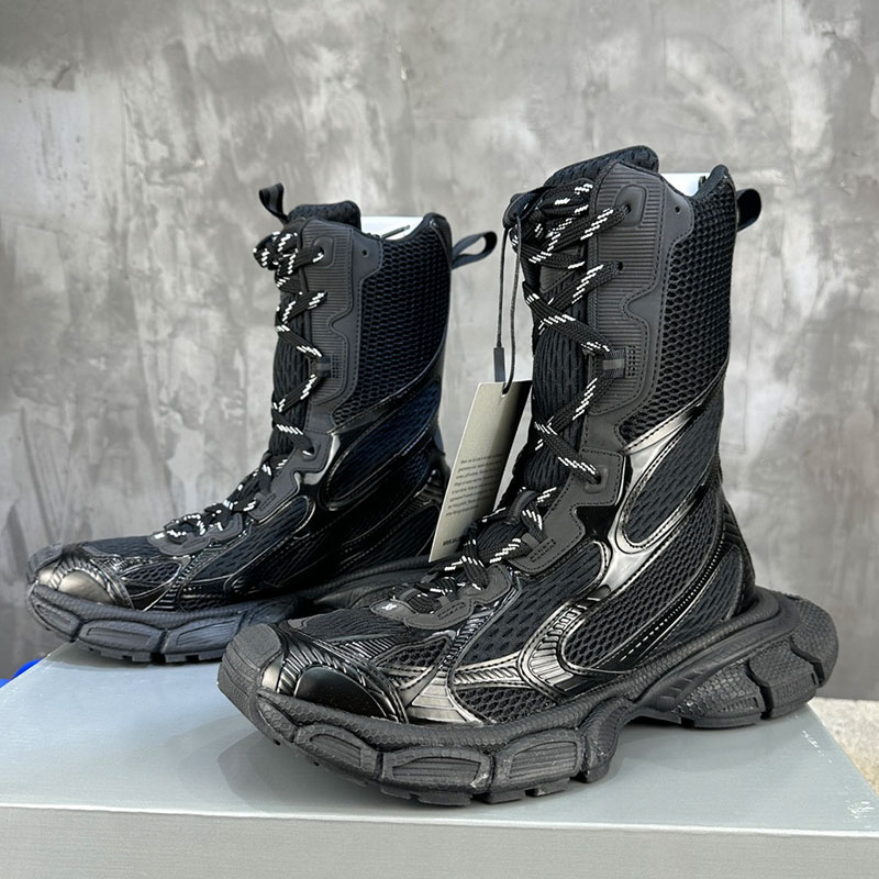 Mens Womens 3XL Sneaker Designer Worn Out Effect Hiking Boots Couple Antiqued effect Classic Lace Up Combat Low boots Rubber Outsole Sizes 35 46