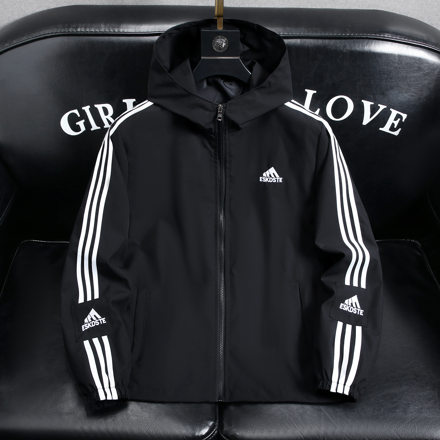 2026 new Plus Size Men's Spring Jacket Casual Loose Outerwear for European and American Market