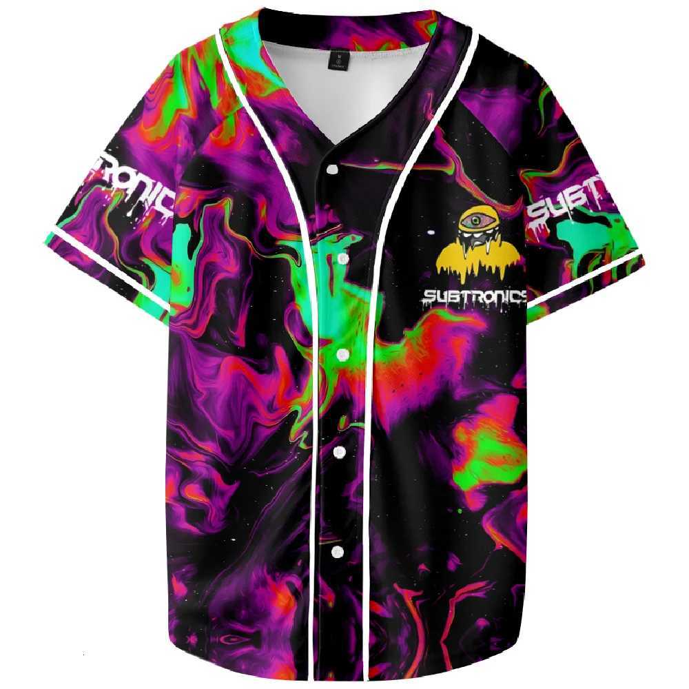 Baseball Men's T-Shirts Subtronics Merch Unisex Short Sleeve T-shirt Casual Streetwear Women Men ClothesW261017