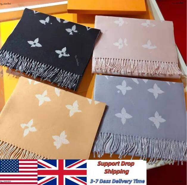 2026High quality Designer cashmere scarf Scarf Fashion Womens Autumn Winter Soft Silky Smooth Silk Cotton Scarves Long Wraps Chian Local Fast Shippi