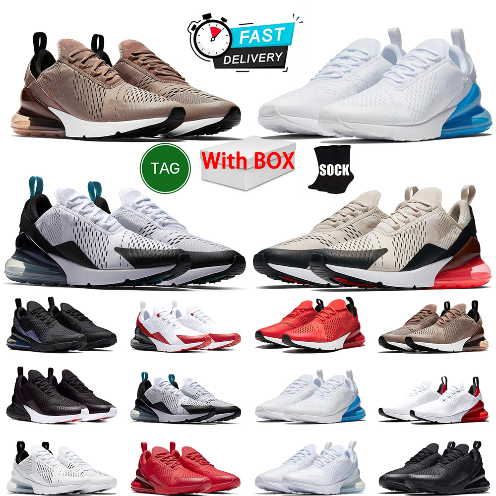 Designer 270s Casual Shoes 270 for men women Brown Triple Black White Photo Blue University Red Outdoor Trainers Mens Womens Sports trainers Sneaker