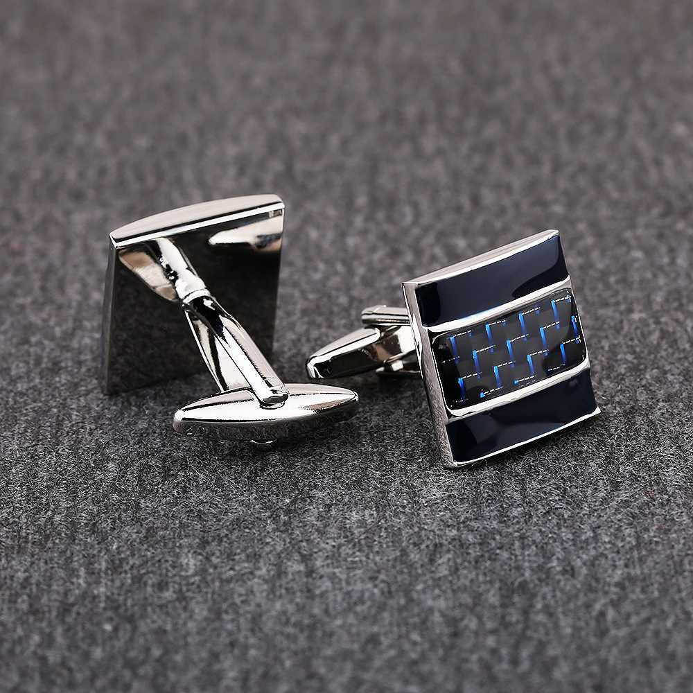 shirt Cuff Links KFLK Jewelry cufflink for mens Brand Black Cuff link 2018 High Quality Round Luxury Wedding M guestsW261017