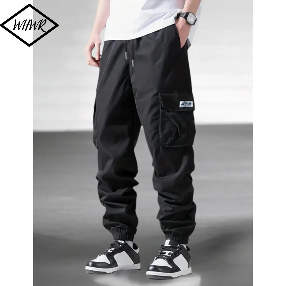 Mens Spring Autumn Street Work Pants Multi Pocket Casual Training Jogging and Hiking Trousers Cargo 261017