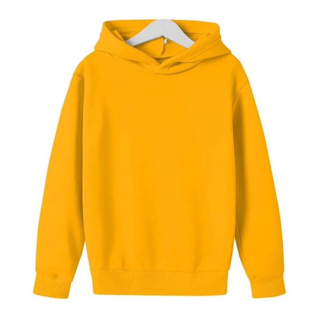 Girls Hoodie Kids Selling Spring Autumn Boys And Casual pullover Hoodies For Kids Aged 2 12 Solid Color Tops Crew Neck S