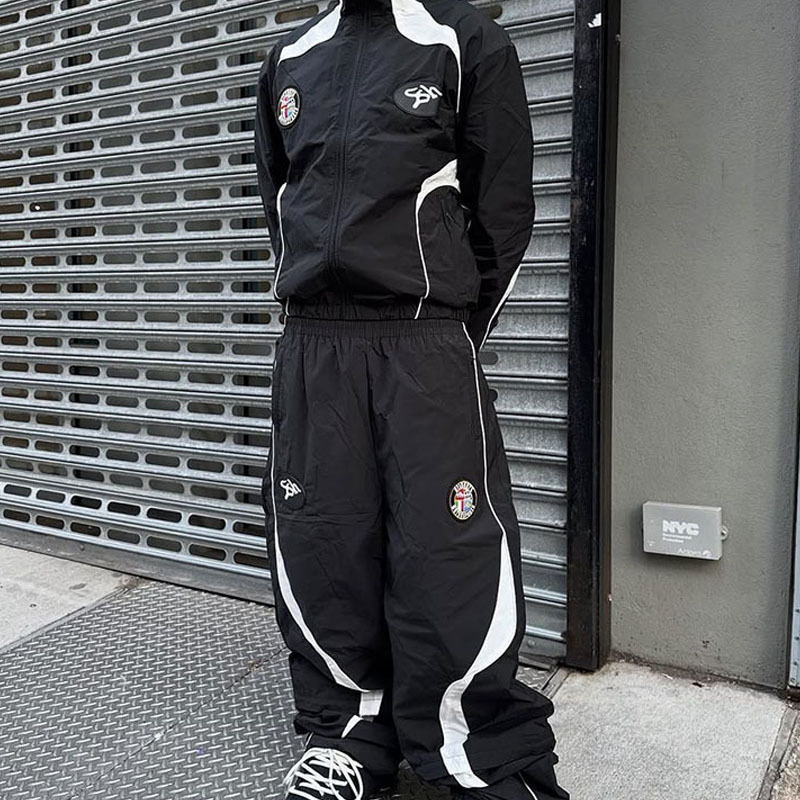 2026 Autumn Winter High Street Elastic Waist Loose Comfortable Sports Hoodie Unisex Daily Gothic Casual Men's Women's Trousers Pants