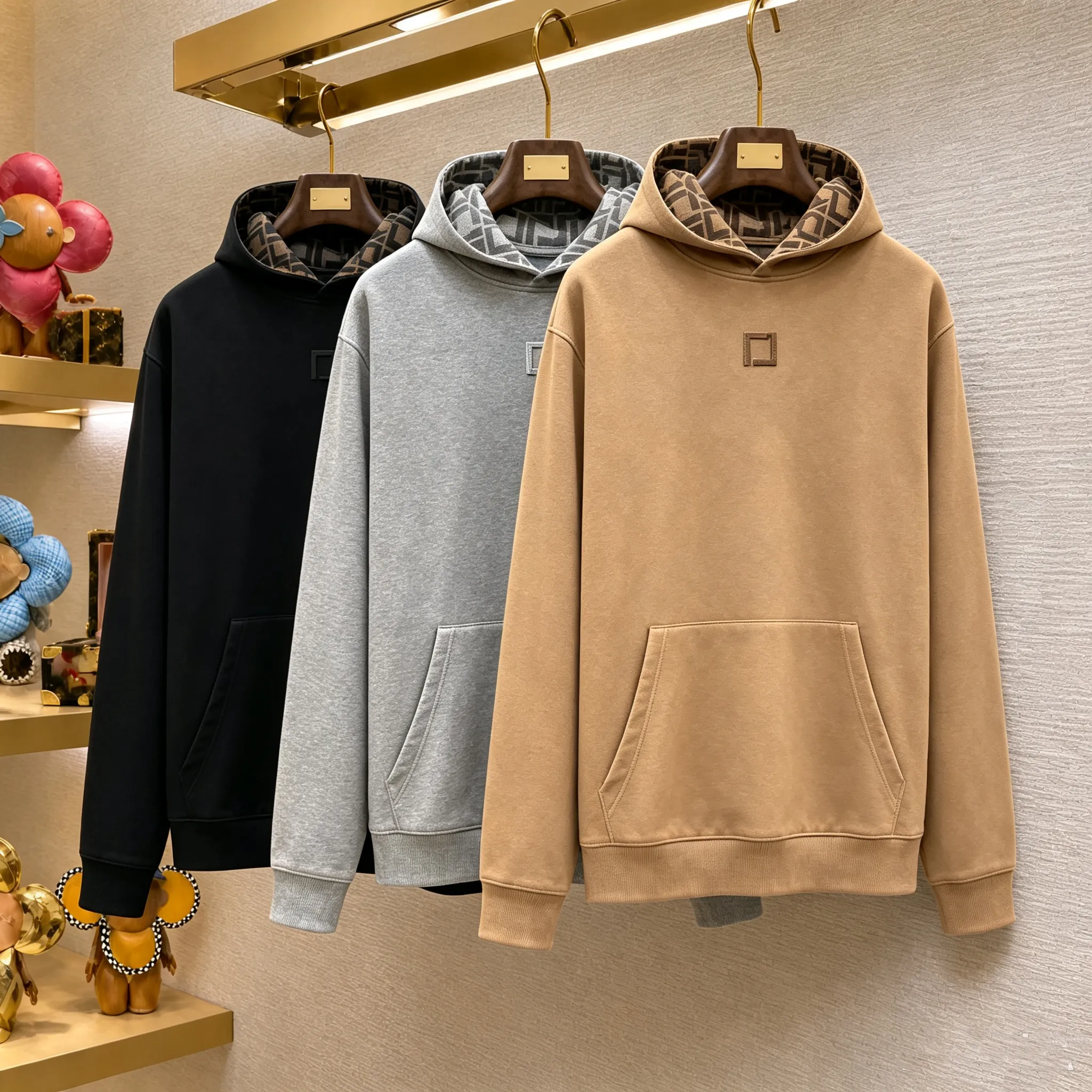 Vêtements de marque de créateurs, sweat à capuche pour hommes de haute qualité (avec ou sans casquette), sweat à capuche brodé avec petite étique