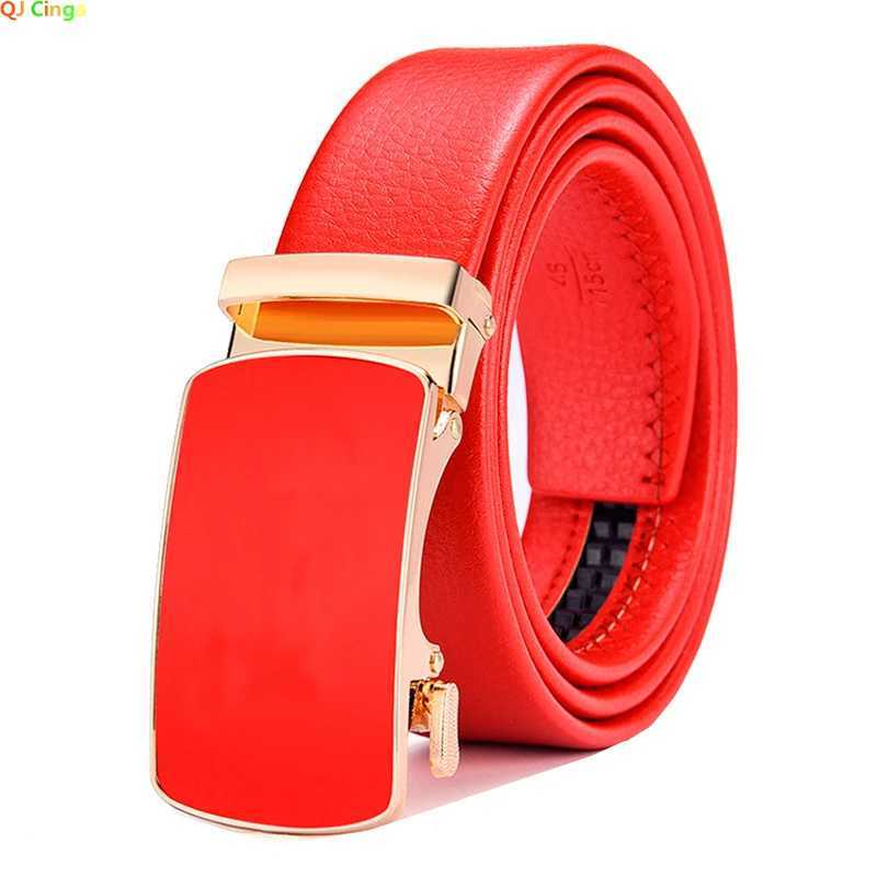 Blue 2026 Light New Women's Belt Automatic Buckle Belts 3.0cm Wide Fashion Casual Men Waisand Gi Cinturon M261016