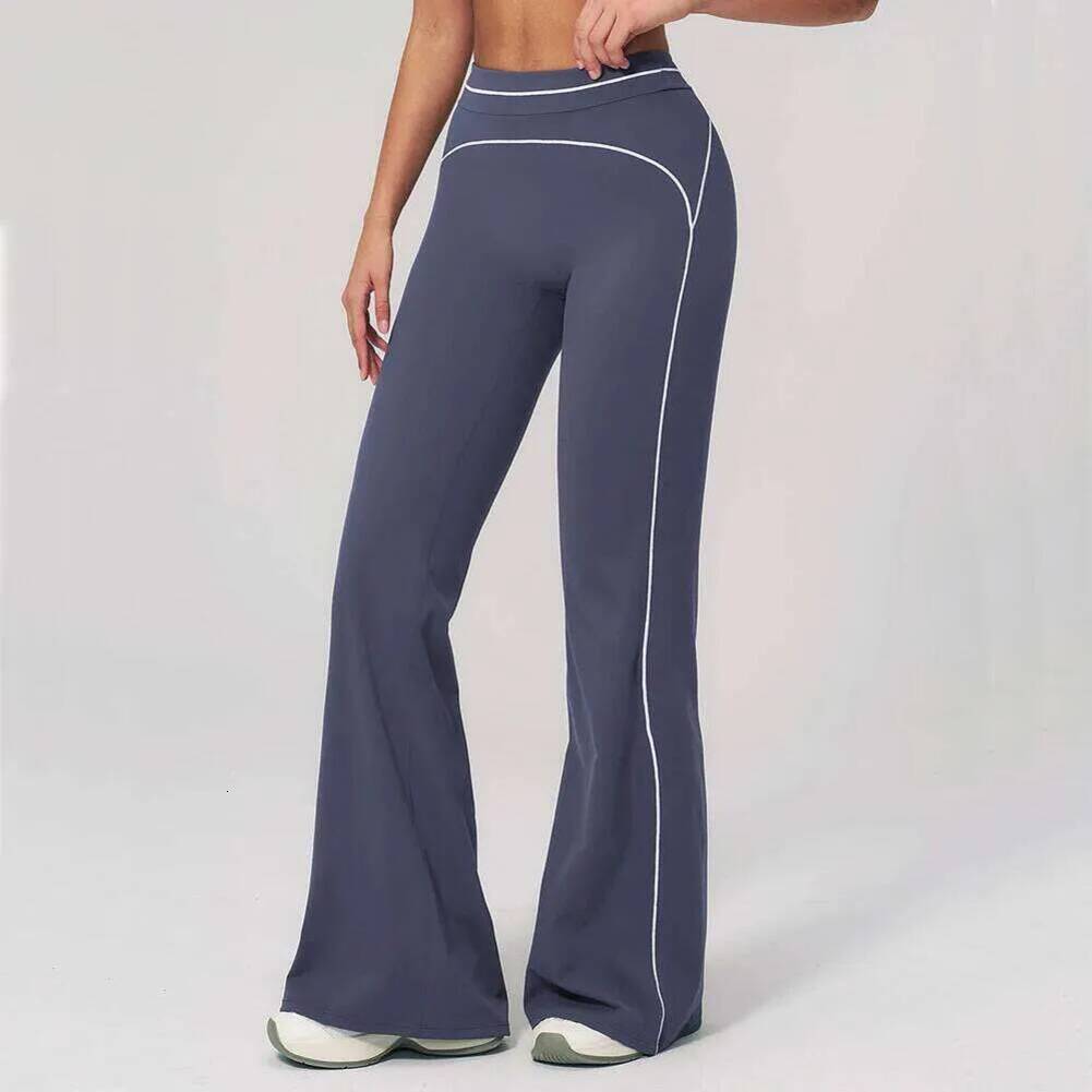 2026 Summer High Waist Bell Bottoms Women Fitness Running Yoga Legging Gym Leggings Casual Workout Wide Leg Pants 26L0613 Free outdoor Shipping T1