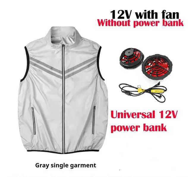 Men's Vests Summer-Cooling-Fan-Vest-Men's-USB-Air-Conditioner-Jacket-Refrigeration-Clothes-Travel-Ultra-Light-Outdoor-Sun-Sleeveless-Vests