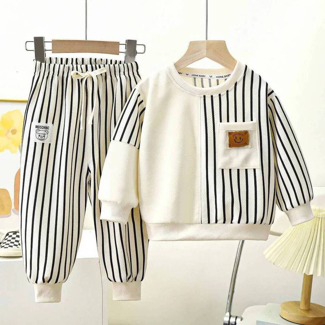 Girls Hoodie Spring Childrens Clothes Round Neck Long Sleeve Sweater Boys And pullover Girls Trendy Baby Stylish C