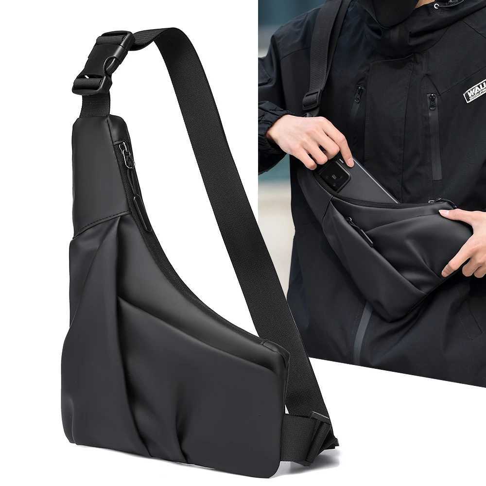 Cross Body Multifunctional Fashion Trends Men's Bags High Quality Crossbody Shoulder Bag Solid Color New Messenger Bag Portable Chest Bag H2610