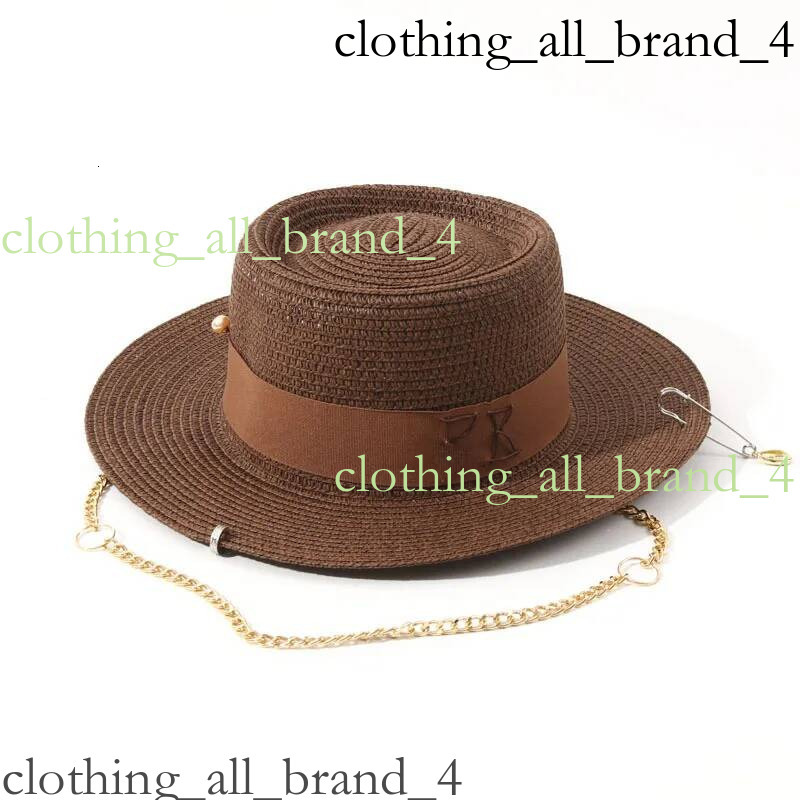Baginskiy Hat Fashion Trend Women Snapbacks Designer Brand Pearl Rb Wide Brim Cap For Travel Straw High Quality Ruslan Baginsky Hats Sun Protection