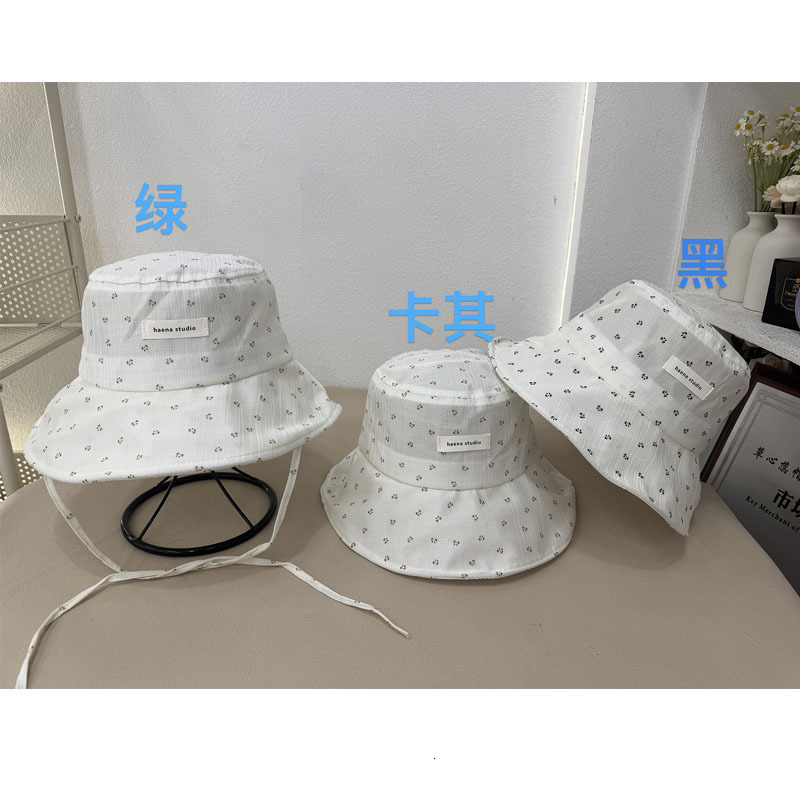Koreanstyle Instagramworthy delicate floral print bucket hat women perfect for summer outings offering sun protection and a flattering sweet look