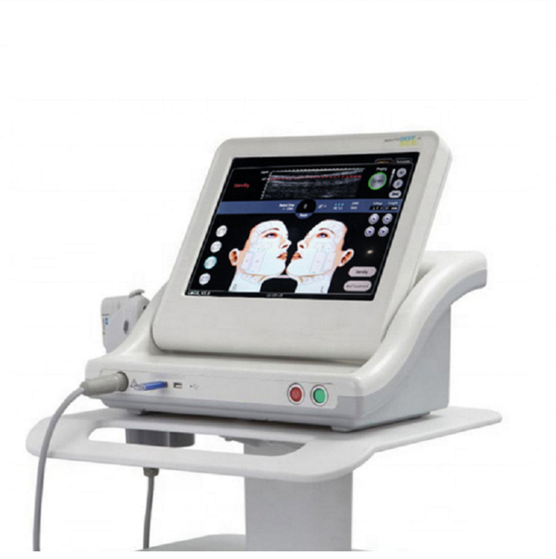 Focused Ultrasound Machine HIFU with 10000 Shot Facial Cartridges and 1.5mm 3.0mm 4.5mm Depth Options for Professional Salon Use and Spa Use