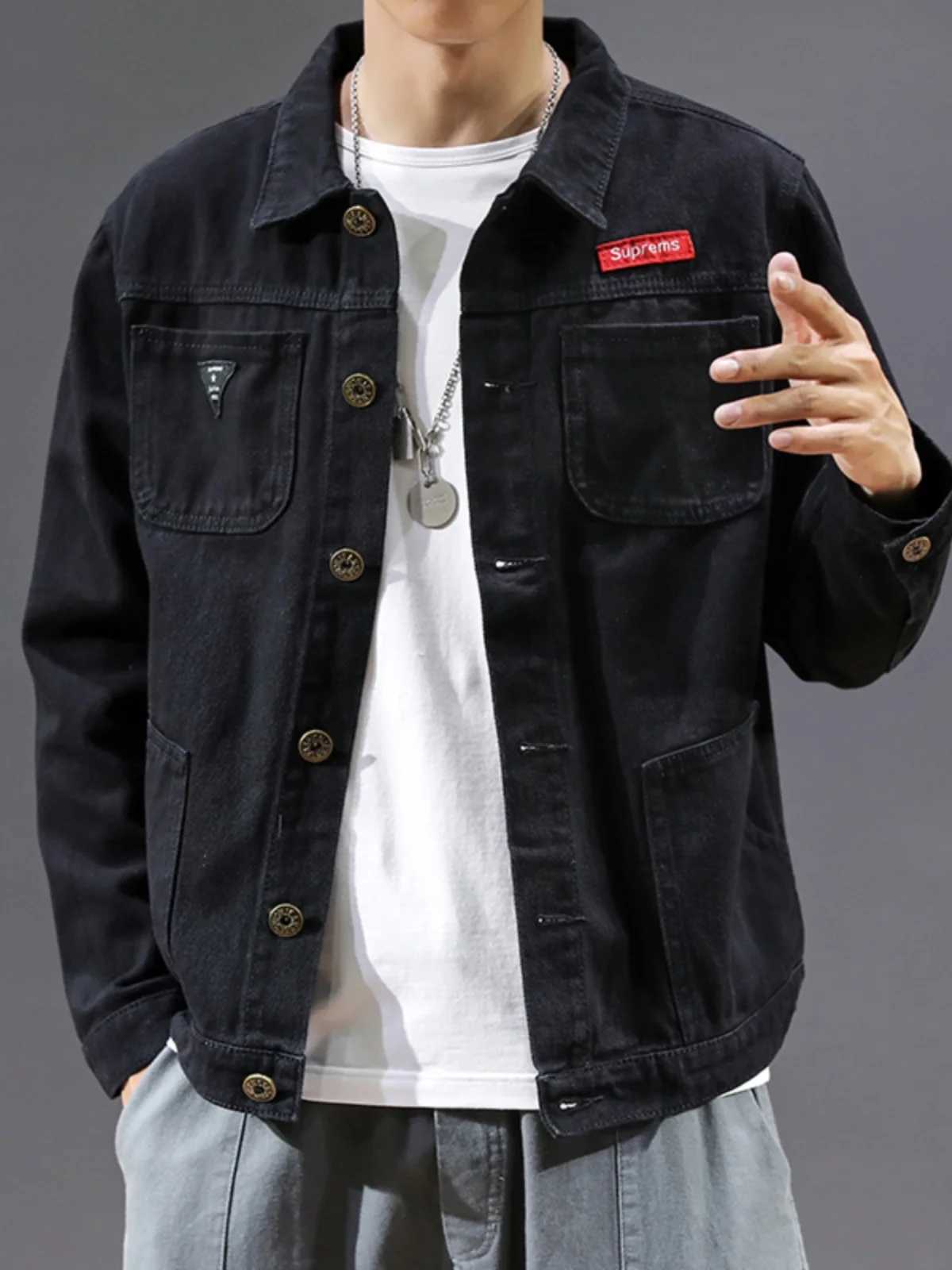 Sports Mountaineering Men's Shirt Jackets Long Sleeved Workwear Camouflage Jacket 2025 Spring Summer New Thin Denim Jacket BaseballW261017
