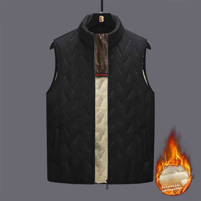 Vests Hot Sale Graphene Men's Vest Men Autumn Winter Warm Sleeveless Sherpa Waistcoat CoatW261017